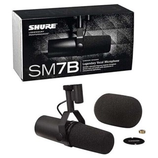  Shure SM7B Cardioid Pickup Vocal Microphone Wired Dynamic Microphone Air Suspension "Shock Absorbing Integrated Pop Filter