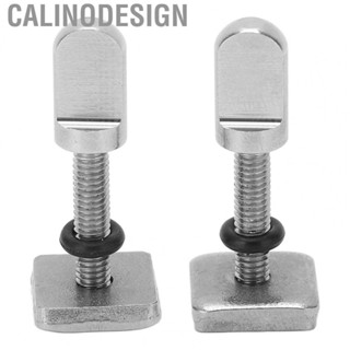 Calinodesign Stainless Steel Fin Screw Non Tool Easy To Fix  Surf Tail Fin Screw  Plug in with O Rings for Surfboard