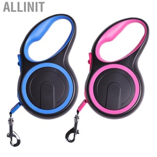 Allinit Retractable Dog Leash  Stretch Resistant Durable Pet Automatic Prevent Slip for Outdoor