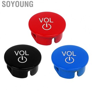 Soyoung Volume Switch Button  ABS Plastic Lightweight Car Audio Control Button Good Compatibility  for Automobile Modification