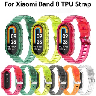 ขายส่ง สายรัดข้อมือซิลิโคน TPU สําหรับ Xiaomi Mi Band 8 Mi Band8 Smart Bracelet