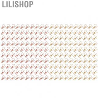 Lilishop Paper Clamps  Binder Clips 100pcs  Shape  for Home