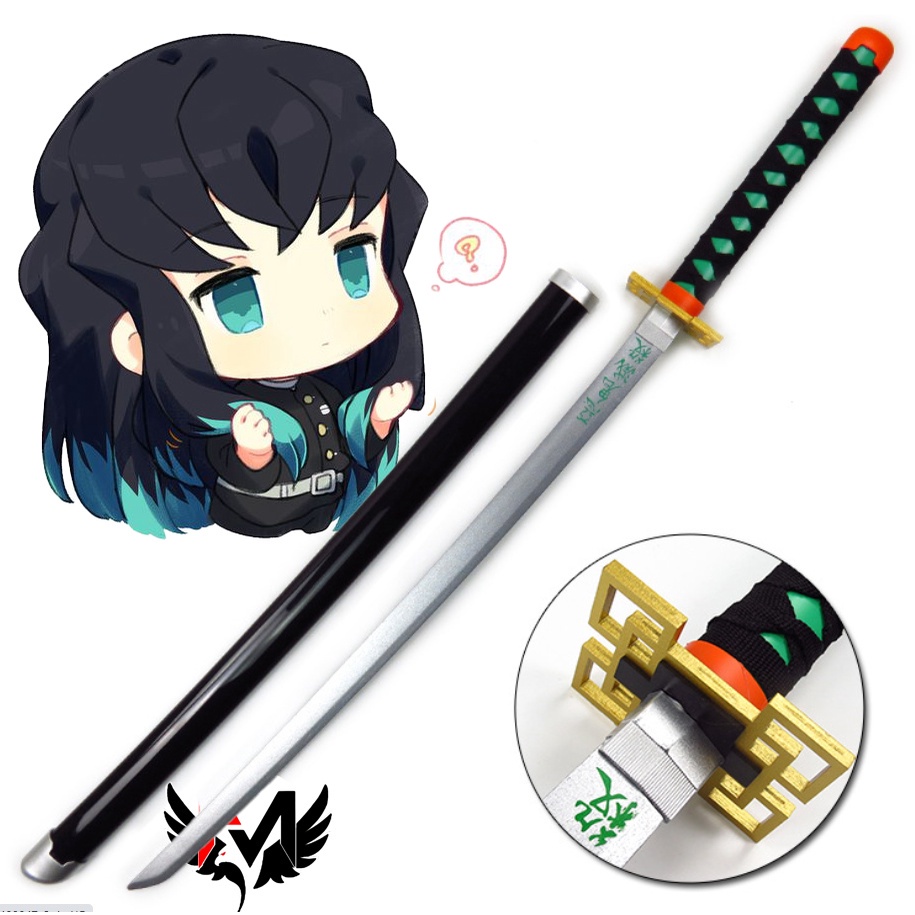 22H ดาบฆ่าอสูร 103cm ดาบพิฆาตอสูร ดาบคอสเพลย์ cosplay ดาบไม้  ดาบ Kimetsu no Yaib - รูปที่ 5