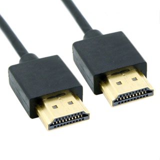 Xiwai OD สายเคเบิล HDMI 1.4 ตัวผู้ เป็น HDMI ตัวผู้ HDTV 4.0 มม. สําหรับ PC แล็ปท็อป HDTV 1 เมตร