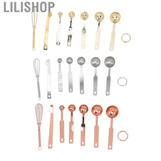 Lilishop Measuring Spoons  Baking Measuring Spoons 7 in 1 with Leveler Eggbeater for Baking