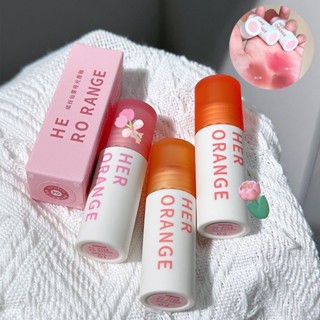 Herorange ลิปกลอส เนื้อแมตต์ ชุ่มชื้น กันน้ํา ไม่ซีดจาง ติดทนนาน ลิปสติก 6 สี