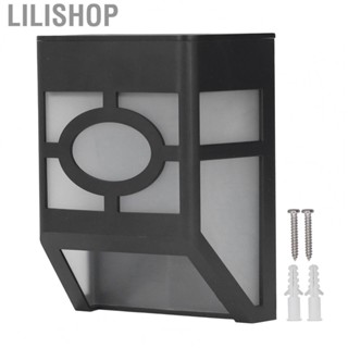 Lilishop Outdoor Solar Lights 2  Wall Lamps IP44  Solar Powered Wall Nigh US