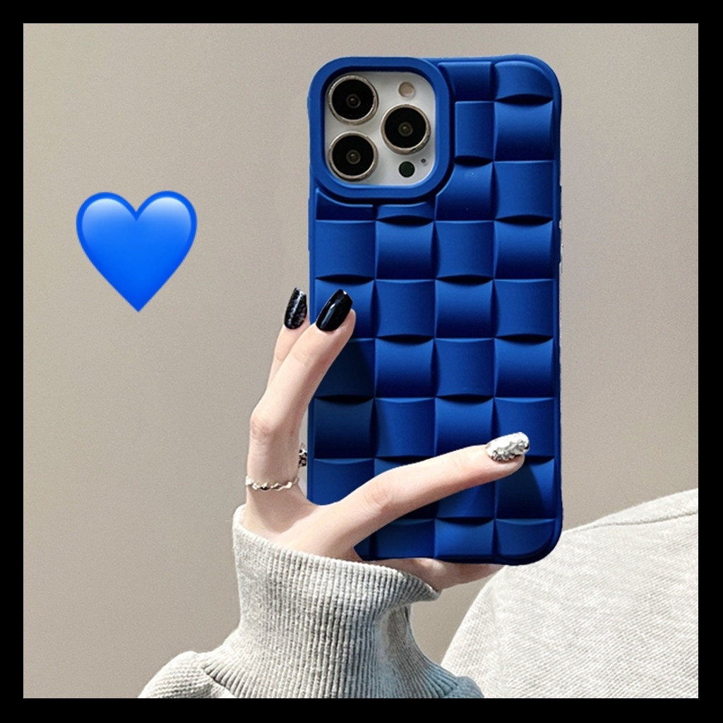ใหม่ เคสโทรศัพท์มือถือ ซิลิโคนนิ่ม กันกระแทก ลายสาน ขนาดใหญ่ สําหรับ iPhone 14 13 12 11 Pro Max X XS Max XR 7 8 plus 14 plus 12 13 Pro 2023