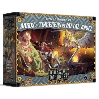 Massive Darkness 2: Heroes &amp; Monster Set – Bards &amp; Tinkerers vs Metal Angel