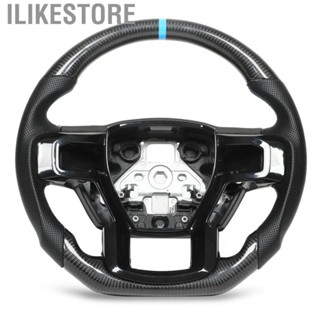 Ilikestore Car Steering Wheel  Carbon Fiber Steering Wheel Flat Bottom  for Upgrade