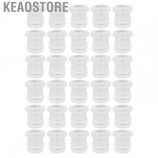 Keaostore 30pcs Earmold Locks Small Plastic Soft Transparent Earmold Tubing Locks Accessories Ear Care  accessories