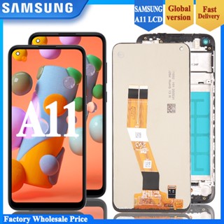ของแท้ 100% หน้าจอสัมผัส Lcd พร้อมชุดบริการ สําหรับ Samsung Galaxy A11 A115F A115F DS