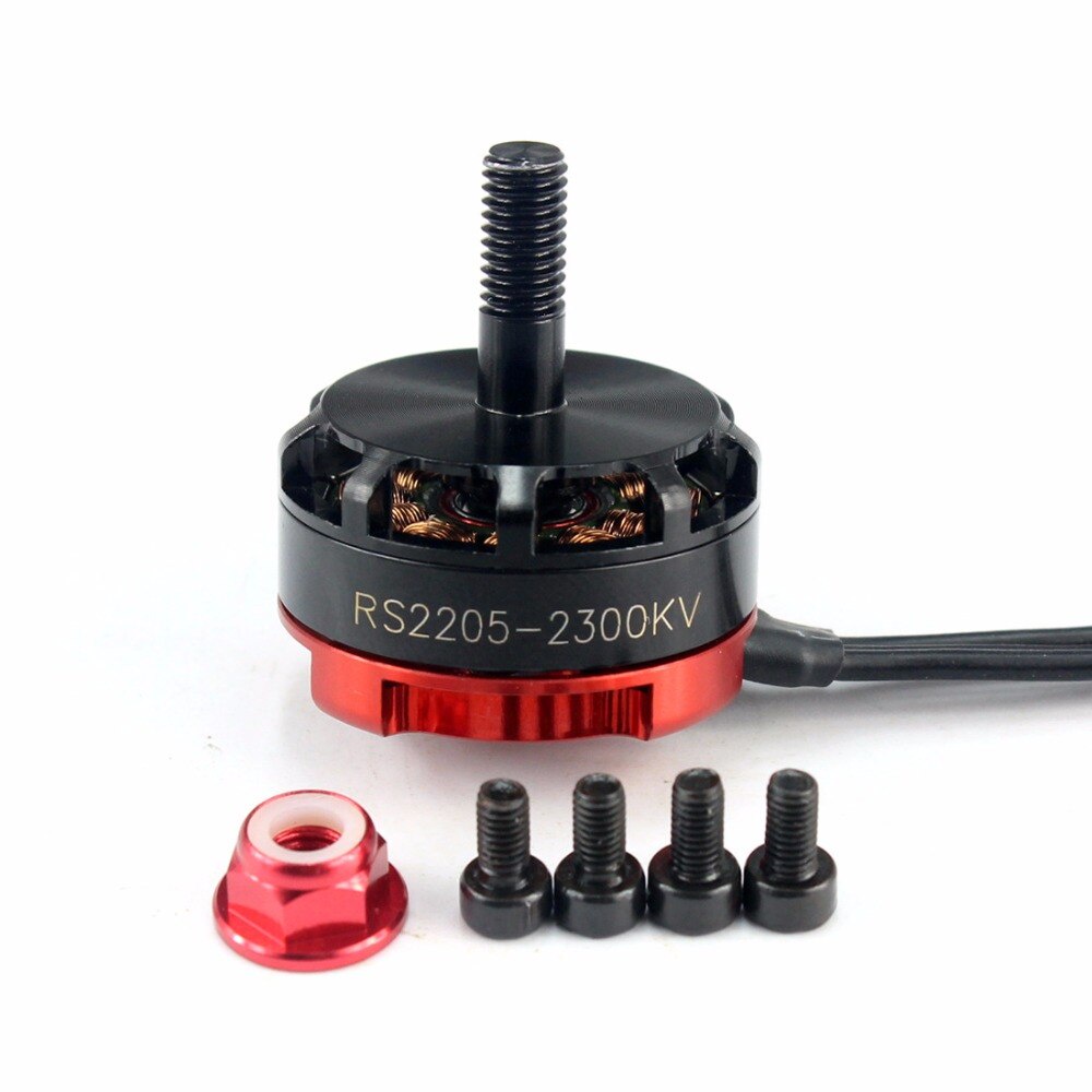 Qwinout มอเตอร์เครื่องยนต์ CW CCW RS2205 2300kv สําหรับโดรนบังคับ FPV F20192 3