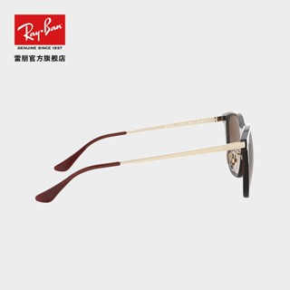 Rayban Ray-Ban แว่นตากันแดด ไล่โทนสี กรอบซิการ์ 0RB4333D 710/13 เลนส์สีน้ําตาล ไซซ์ 55 ไซซ์ 55 แฟชั่นหรูหรา สําหรับผู้ชาย ผู้หญิง