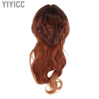 Yiyicc Long Wig  Delicate Synthetic Wig Eco Friendly Natural Look  for Women for Halloween Christmas for Cosplay Party