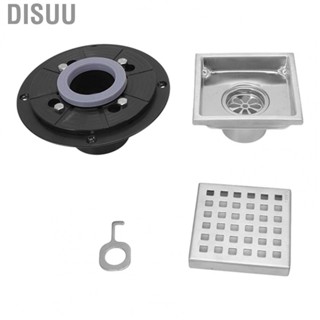 Disuu Shower Bath Drain Quick Drainage 4 Inch Shower Floor Drain Rustproof  Clogging Easy Cleaning Scratch Resistant with