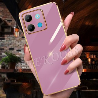 พร้อมส่ง เคสโทรศัพท์มือถือชุบไฟฟ้า สีพื้น เรียบง่าย สําหรับ Infinix Note 30 Pro VIP 30i Smart 7 HD Plus 5G 4G Note30 Note30Pro