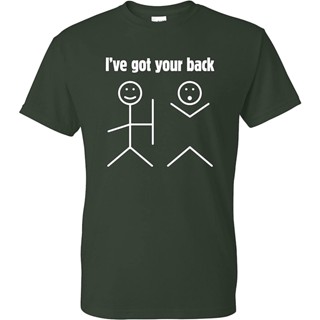 เสื้อยืด แขนสั้น พิมพ์ลาย Ive Got Your Back