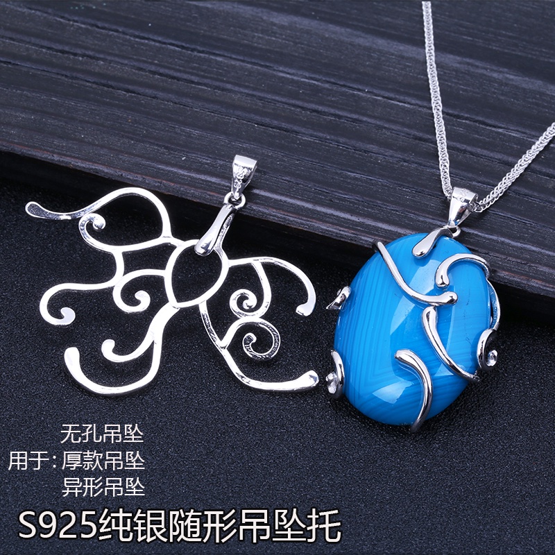 สร้อยคอเงิน S925 พร้อมจี้รูปผึ้ง เทอร์ควอยซ์ สีเหลืองอําพัน