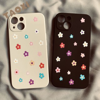 /8P ใหม่ เคสโทรศัพท์มือถือแบบนิ่ม กันกระแทก ลายดอกไม้ สําหรับ Iphone 127 14Pro 11XRXS Max 13 KIGR