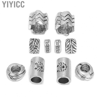 Yiyicc Viking Beard Beads  Vintage Norse Beards Alloy Durable Exquisite  for Hair Decorations