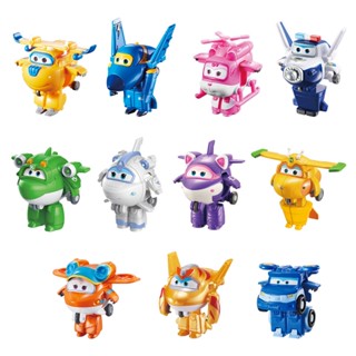 Super Wings ฟิกเกอร์หุ่นยนต์เครื่องบินแปลงร่าง ขนาดเล็ก 2 นิ้ว ของขวัญสําหรับเด็ก ZKD2