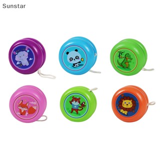 Sunstar ของเล่นโยโย่ พิมพ์ลายสัตว์น่ารัก เลื่อนขึ้นลงได้ แบบสร้างสรรค์ สําหรับเด็ก