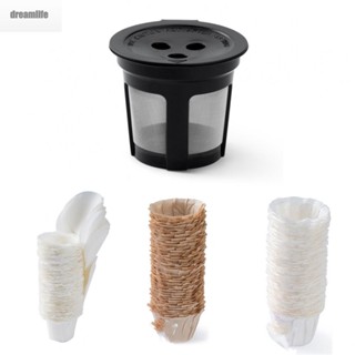 【DREAMLIFE】Coffee Filter Papers 3 Holes Biodegradable Coffee Pod Capsules Brand New