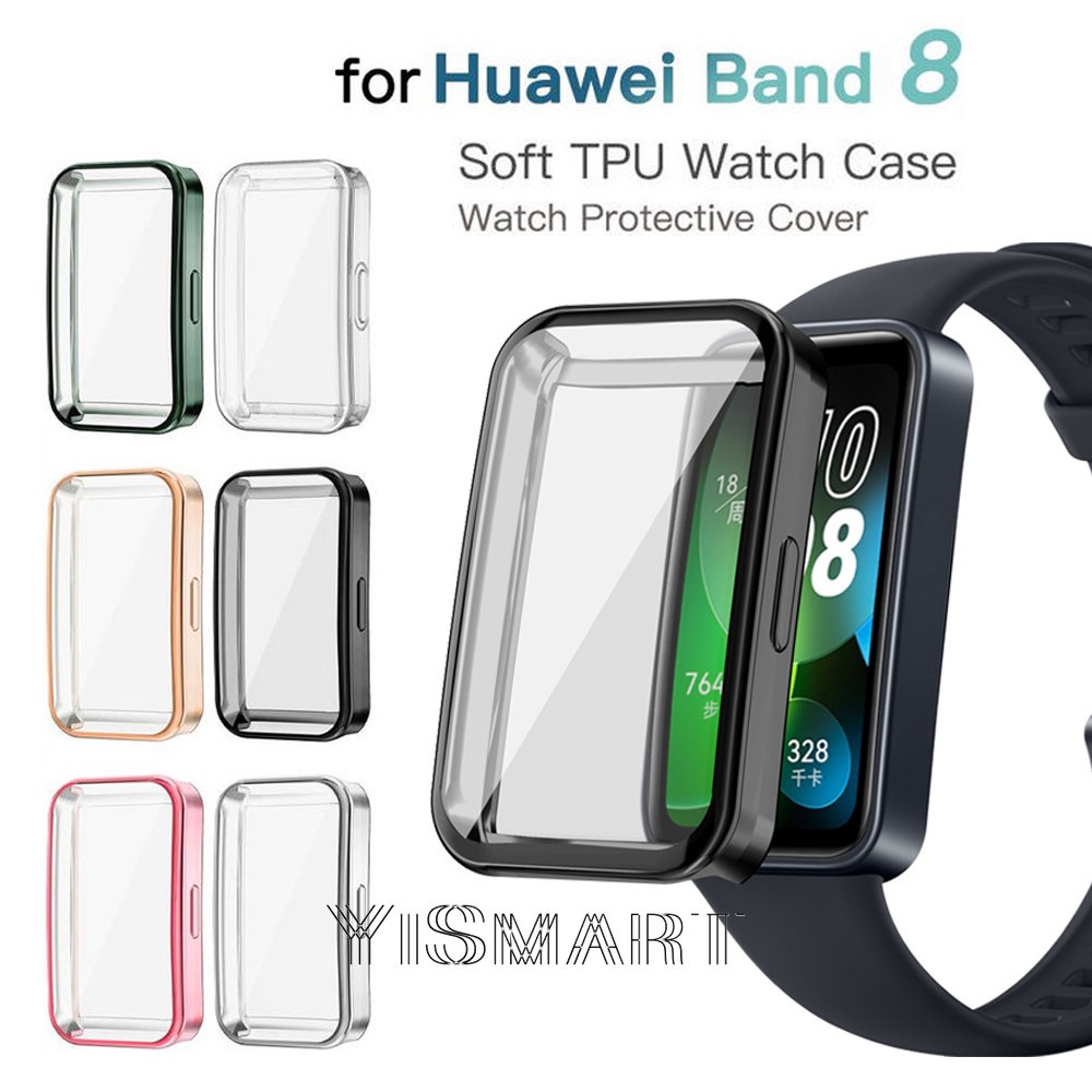 เคสป้องกันหน้าจอ TPU แบบนิ่ม สําหรับ Huawei Band 8 Huawei Band8