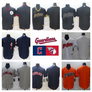 MLB Cleveland Guardians เสื้อยืดเบสบอลบุรุษ