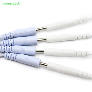 Monnygo สายเคเบิลอิเล็กโทรด 4 Pins Head 2.5 มม. สําหรับกระตุ้นกล้ามเนื้อ TH