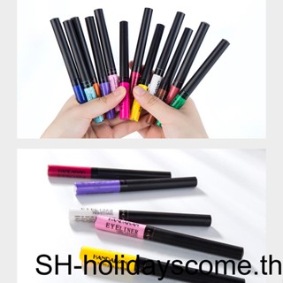 【Hclm】ดินสออายไลเนอร์ กันน้ํา กันเหงื่อ ติดทนนาน 12 สี 12 ชิ้น ต่อชุด