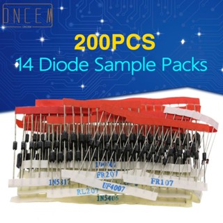 【ONCEMOREAGAIN】Diode Kit Low Forward Sample Pack 14 Type 1F4004 1N4001 1N4148 1N5404 1N5406