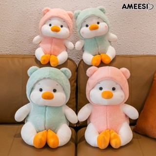 Ameesi หมอนตุ๊กตาเป็ดน่ารัก 3D แบบนิ่ม ของขวัญคู่รัก สําหรับเด็ก