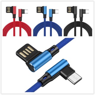 สายชาร์จ Usb Type C 90 องศา L Type-C 3.1 Usb-C USBC TypeC 2.1A 2A สําหรับ Samsung