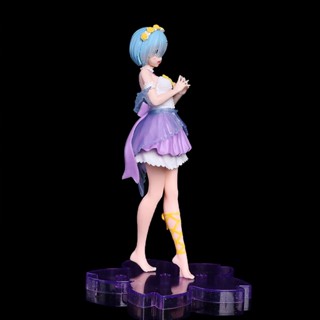 โมเดลตุ๊กตาฟิกเกอร์ Tw Angel Rem Zero-Starg Life in Another World สีม่วง