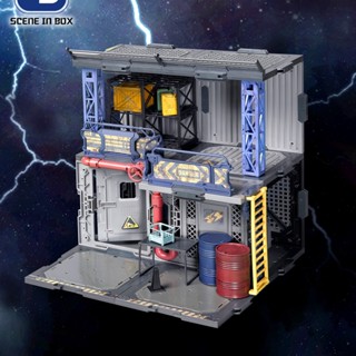 Fresh RETRO SIB 1: 18 ฉากสงครามฝน 12 ซม. 8 ซม. อุปกรณ์เสริมตุ๊กตา