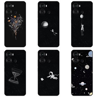 Itel P40 เคส ซิลิโคน TPU ฝาหลัง itelP40 เคสโทรศัพท์ แบบนิ่ม ทาสี