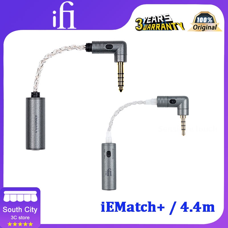 Ifi iEMatch+, iEMatch 4.4 Lossless ตัวลดทอนเสียงหูฟัง ความต้านทานอัพเกรด เครื่องจับคู่สมดุล ปลายเดียว