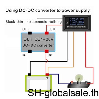 【Global】Bonrich 33v/10a OLED โวลต์มิเตอร์ แอมมิเตอร์ มิเตอร์วัดพลังงานแบตเตอรี่