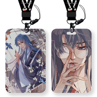 กระเป๋าใส่บัตร Pvc ลายการ์ตูนอนิเมะ พร้อมสายคล้อง สําหรับเด็กนักเรียนผู้ชาย และผู้หญิง