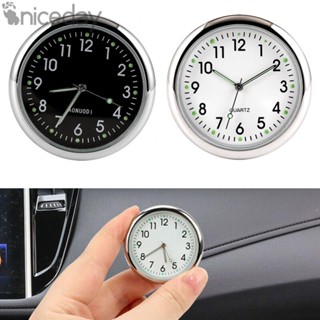 #NICEDAY-Luminous Car Dashboard Air Vent Stick-On Time Clock Quartz Analog Watch Gauge