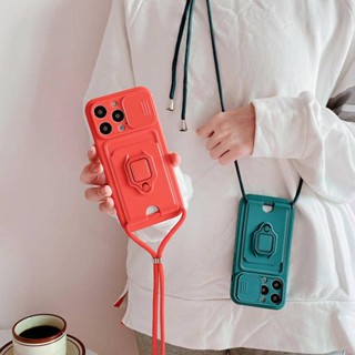 เคสโทรศัพท์มือถือ พร้อมแหวนขาตั้ง และสายคล้อง สําหรับ Redmi Note 10 12 8 Pro 10S 10T Xiaomi mi Poco X5 Pro M5S