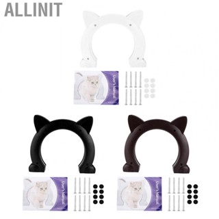 Allinit Door Interior CatHead Shaped Plastic  Pass Through Door With Fish Bon Ss5