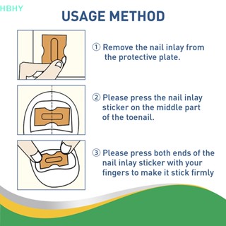 Hb สติกเกอร์แก้ไขเล็บขบ เล็บเท้า 50 ชิ้น HY