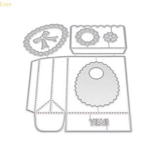 แผ่นแม่แบบโลหะ ตัดลายนูน รูปกล่องขนมหวาน สําหรับตกแต่งสมุดภาพ อัลบั้มภาพ DIY