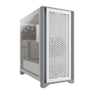 Corsair เคสคอมพิวเตอร์ 4000D Airflow TG White (CC-9011201-WW) ประกัน2Y