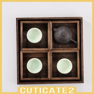 [Cuticate2] ถาดอาหารเช้า แบบตั้งโต๊ะ สําหรับร้านอาหาร