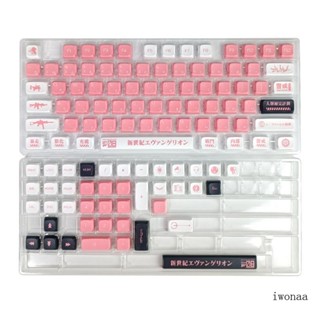 Iwo EVA-08 ปุ่มกดคีย์บอร์ด PBT XDA สําหรับ Cherry MX Switch