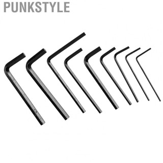 Punkstyle Guitar Hex Wrench  Flat End Key 9pcs for Maintenance